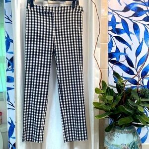 Women’s Lauren Ralph Lauren Black & White Checkered Polyester & Spandex Pants 2